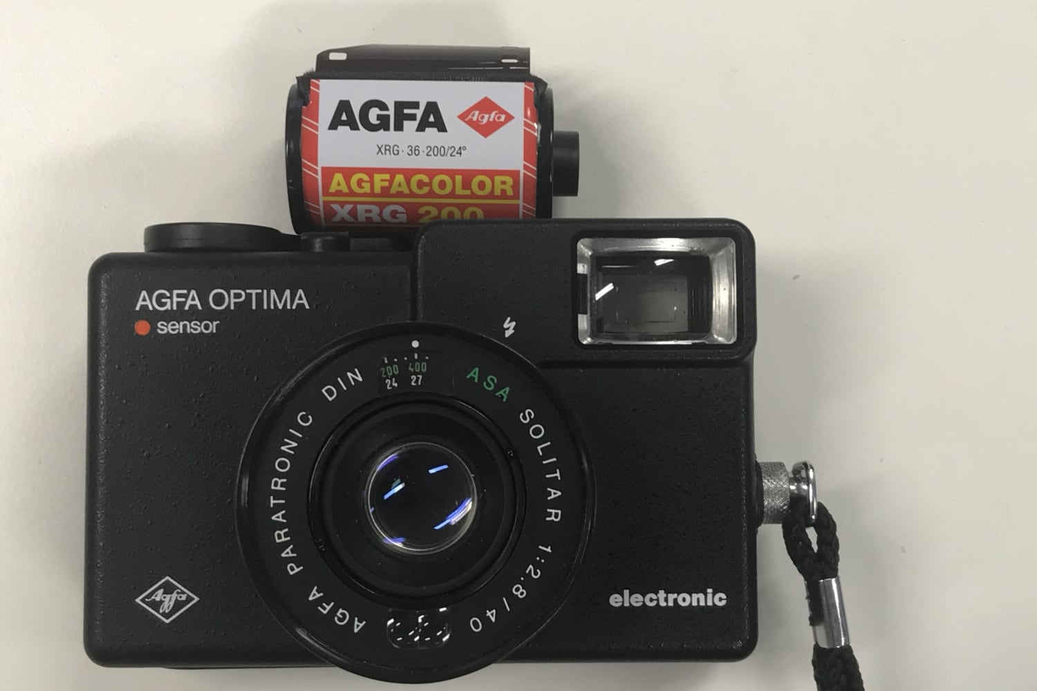 Camera compared to 35mm film